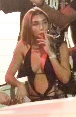 CHANTEL JEFFRIES Out for a Smoke Break in West Hollywood 09/05/2022