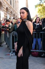 CHARI XCX Arrives at Loewe Show at Paris Fashion Week 09/30/2022