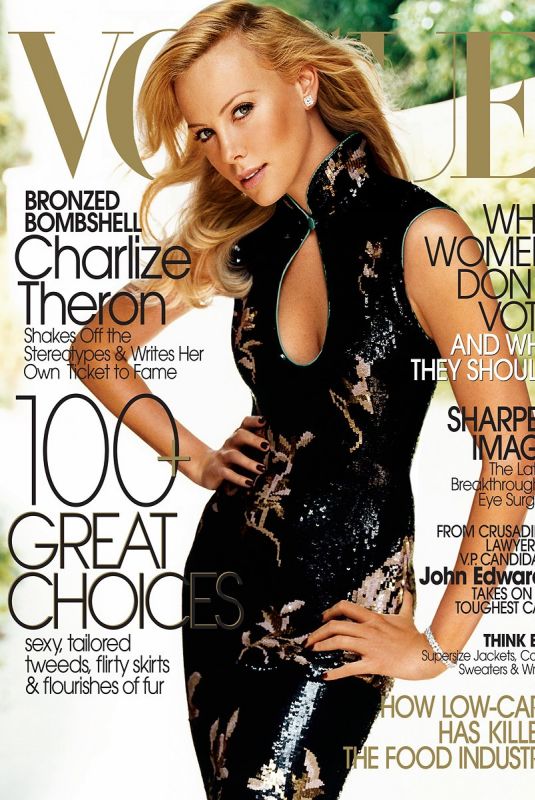CHARLIZE THERON for Vogue Magazine, October 2004