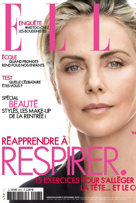 CHARLIZE THERON in Elle Magazine, France September 2022