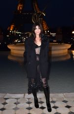 CHARLOTTE GAINSBOURG Arrives at Saint Laurent Show at Paris Fashion Week 09/27/2022