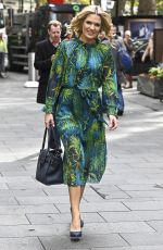 CHARLOTTE HAWKINS Arrives at Classic FM Breakfast Show in London 09/30/2022