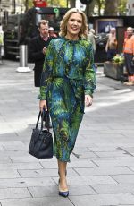 CHARLOTTE HAWKINS Arrives at Classic FM Breakfast Show in London 09/30/2022