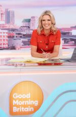 CHARLOTTE HAWKINS at Good Morning Britain in London 08/31/2022