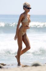 CHARLOTTE MCKINNEY in Bikini at a Beach in Malibu 09/05/2022