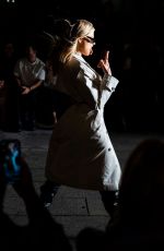 CHARLOTTE MCKINNEY Walks Runway at Boohoo x Kourtney Kardashian Show in New York 09/13/2022