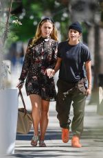 CHLOE LUKASIAK and Brook Khoury Out for Lunch in Los Angeles 09/27/2022