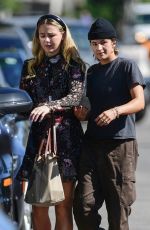 CHLOE LUKASIAK and Brook Khoury Out for Lunch in Los Angeles 09/27/2022