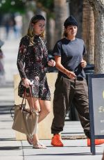 CHLOE LUKASIAK and Brook Khoury Out for Lunch in Los Angeles 09/27/2022