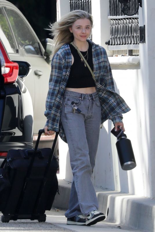 CHLOE MORETZ Out and About in Los Angeles 09/29/2022