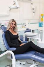 CHLOE SIMS at Dr Richard Marques Devonshire Place Dental Clinic in London 09/23/2022