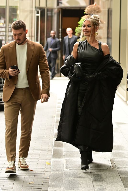 CHLOE SIMS Out with Her Brother Charles Sims for Lunch with OnlyFans TV Producer in London 09/27/2022
