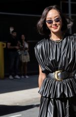 CHRISELLE LIM Leaves Altuzarra Show at New York Fashion Week 09/10/2022