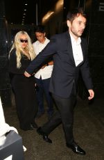 CHRISTINA AGUILERA and Matthew Rutler Out for Family Dinner at Avra in Beverly Hills 09/10/2022