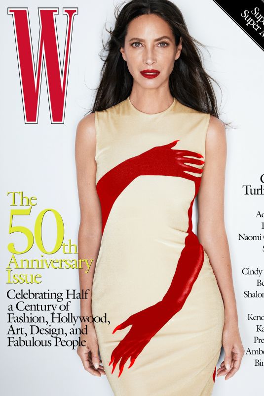 CHRISTY TURLINGTON for W Magazine 50th Anniversary, September 2022