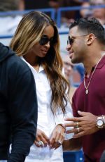 CIARA and Russell Wilson at Serena Williams