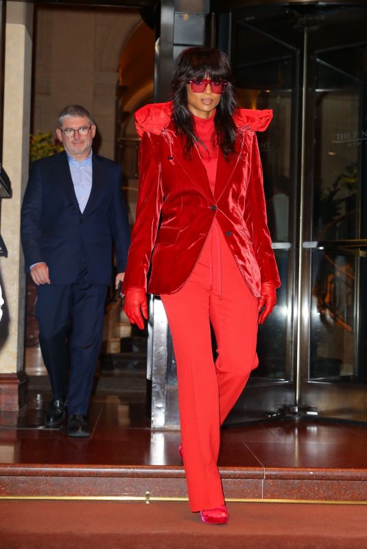 CIARA Leaves Her Hotel in New York 09/14/2022