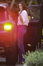 CINDY CRAWFORD Arrives at Cafe Habana in Malibu 09/25/2022