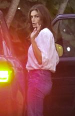 CINDY CRAWFORD Arrives at Cafe Habana in Malibu 09/25/2022