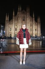 CLAIRE HOLT at Moncler Fashion Show in Milan 09/24/2022