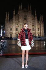 CLAIRE HOLT at Moncler Fashion Show in Milan 09/24/2022