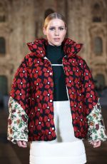 CLAIRE HOLT at Moncler Fashion Show in Milan 09/24/2022