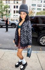 COI LERAY Arrives at Coach Fashion Show in New York 09/12/2022