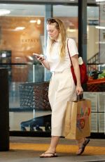 DAKOTA FANNING Out for Ice Cream in Los Angeles 08/30/2022