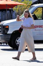 DAKOTA FANNING Out for Ice Cream in Los Angeles 08/30/2022