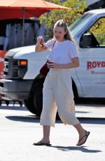 DAKOTA FANNING Out for Ice Cream in Los Angeles 08/30/2022