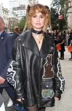 DEBBY RYAN Arrives at Coach Fashion Show in New York 09/12/2022