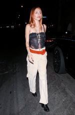 DELILAH HAMLIN Leaves Fleur Room in West Hollywood 09/23/2022