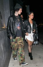 DEMI LOVATO and Jutes Leaves Crossroads Kitchen in Los Angeles 09/29/2022