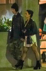 DEMI LOVATO and Jutes Leaves Crossroads Kitchen in Los Angeles 09/29/2022