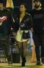 DEMI LOVATO and Jutes Leaves Crossroads Kitchen in Los Angeles 09/29/2022