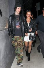 DEMI LOVATO and Jutes Leaves Crossroads Kitchen in Los Angeles 09/29/2022