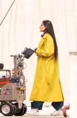 DEMI MOORE on the Set of The Substance in Antibes 09/13/2022