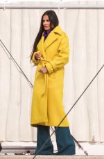 DEMI MOORE on the Set of The Substance in Antibes 09/13/2022