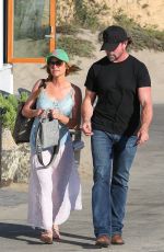 DENISE RICHARDS and Aaron Phypers Out for Lunch Date in Malibu 08/31/2022