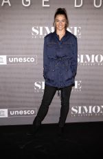 DENITSA IKONOMOVA at Simone, Le Voyage du Siecle Premiere at Unesco in Paris 09/28/2022