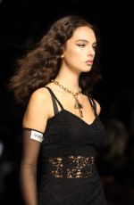 DEVA CASSEL at Dolce & Gabbana Runway Show at Milan Fashion Week 09/24/2022