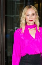 DIANE KRUGER Leaves Jason Wu Show at New York Fashion Week 09/12/2022