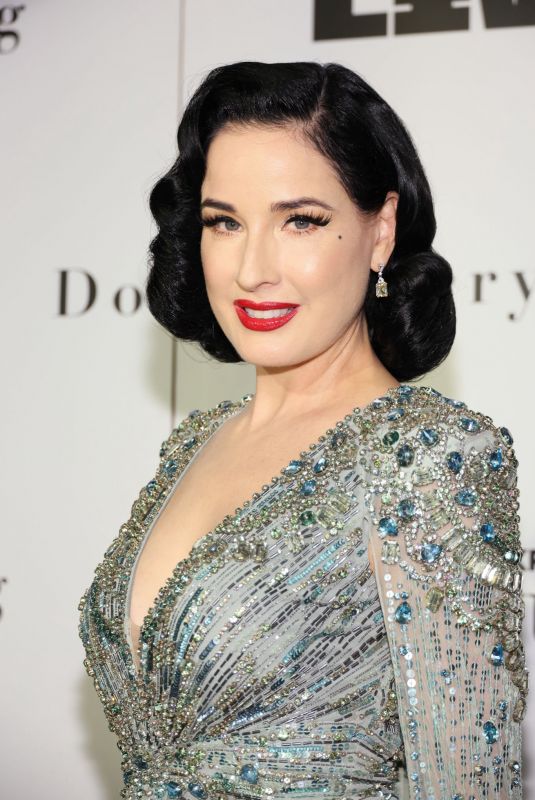 DITA VON TEESE at Don’t Worry Darling Photocall in New York 09/19/2022