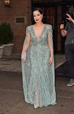 DITA VON TEESE Leaves Bowery Hotel in New York 09/19/2022