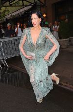 DITA VON TEESE Leaves Bowery Hotel in New York 09/19/2022
