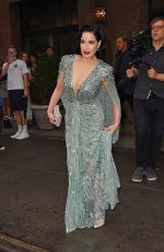 DITA VON TEESE Leaves Bowery Hotel in New York 09/19/2022
