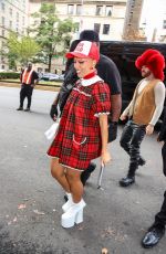 DOJA CAT Arrives at Coach Show at New York Fashion Week 09/12/2022