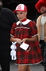 DOJA CAT Arrives at Coach Show at New York Fashion Week 09/12/2022