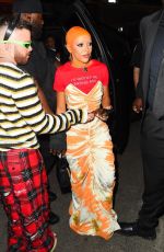 DOJA CAT Arrives at Marni Show at New York Fashion Week 09/10/2022