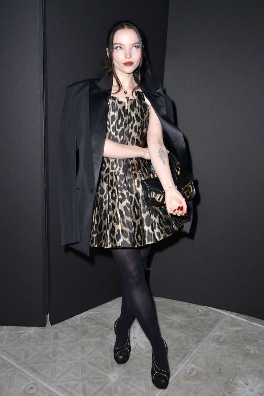 DOVE CAMERON at Balmain Fashion Show at PFW in Paris 09/28/2022